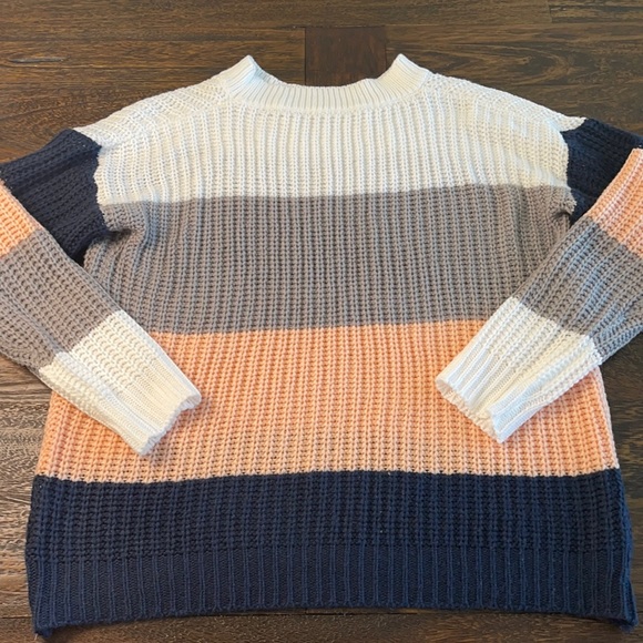 Women’s Color Block Sweater (0055) - Picture 1 of 2